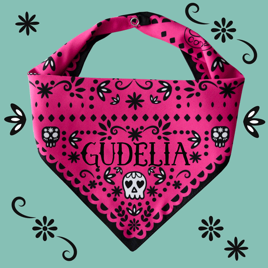 Papel Picado Rosa Bandana